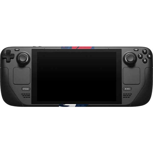 NFL New England Patriots Tropical Print Steam Deck Handheld Gaming Computer Skin